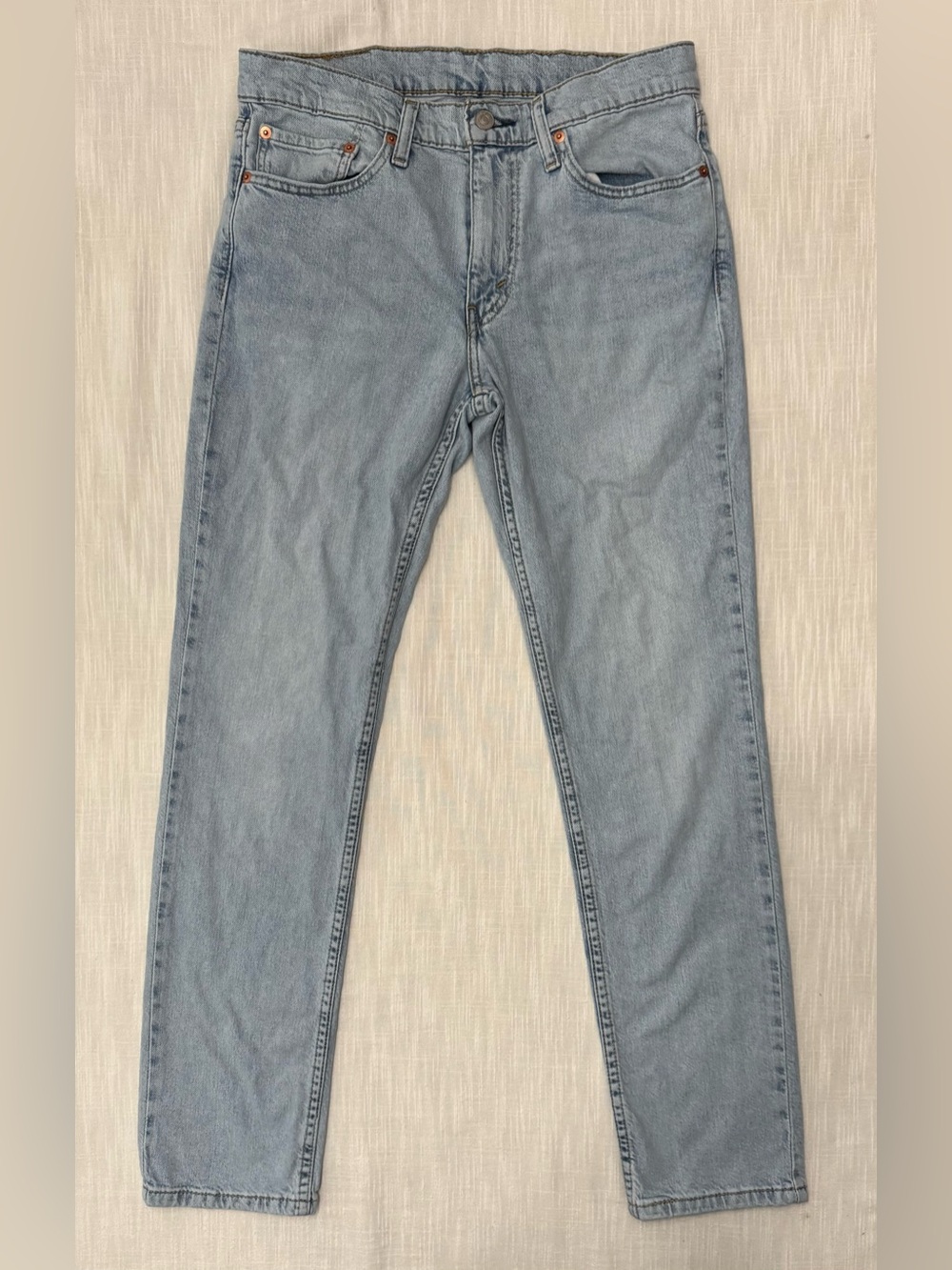 Levis 511 Jeans Mens 32x32 Blue Light Wash Slim Fit Stretch Denim Casual